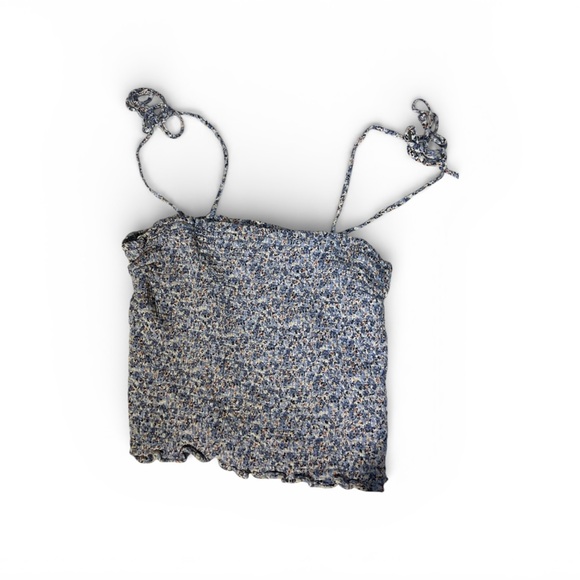 Abercrombie & Fitch Tops - Abercrombie & Fitch Blue Textured Top